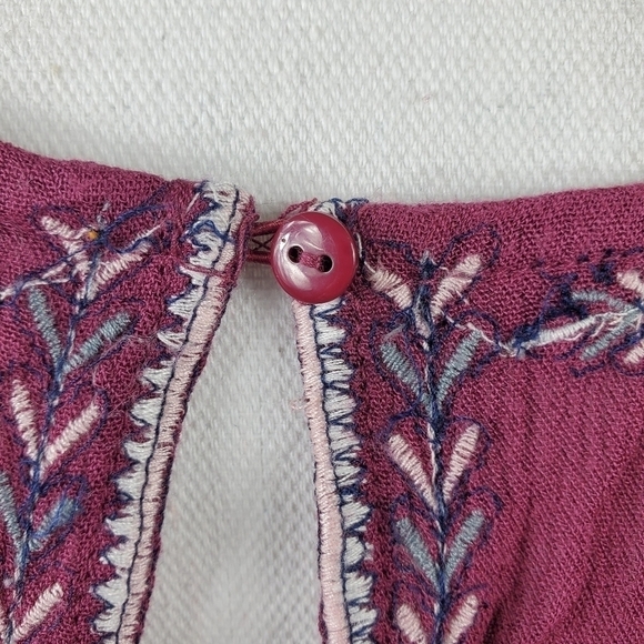 Free People Embroidered Tunic Dress Boho Festival - Picture 11 of 13